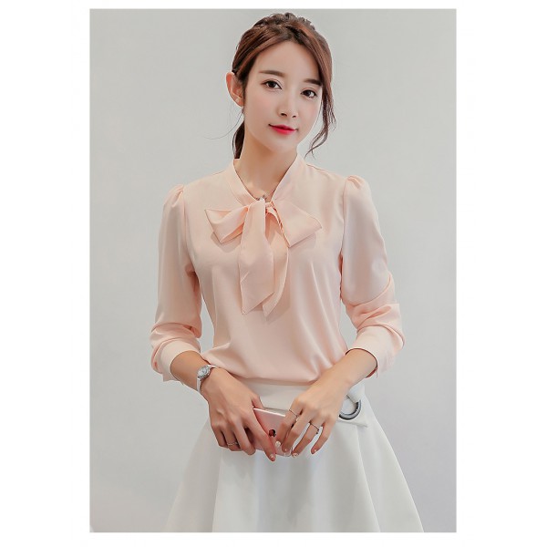 New Spring Summer Blouse Women Long Slee...
