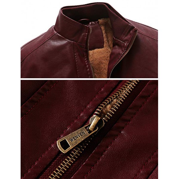 Men's Winter Fashion Faux Leather Jackets